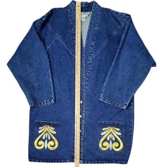 Vintage Christie of California Women's Denim Jacket Size 14 - Picture 2 of 10